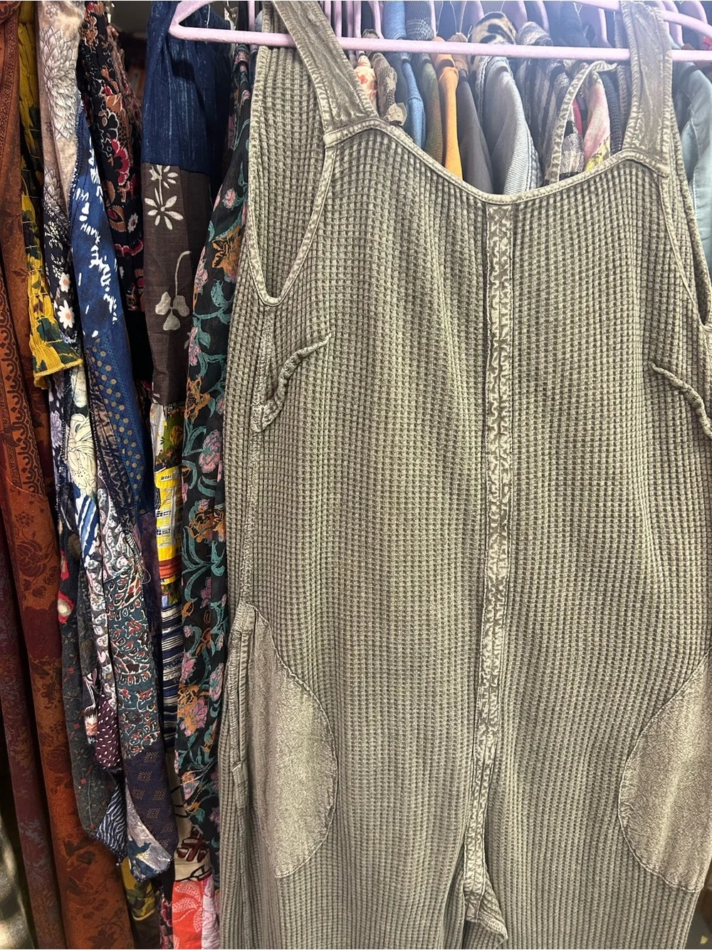 Free People FP One Callie One-Piece Green Tea Leaves XS oversized